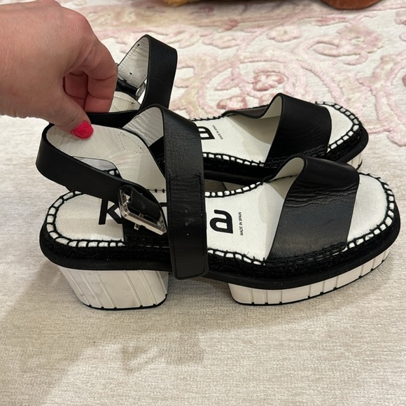 NWOT KANNA CIBELE SANDAL IN BLACK 8 ( 38) - Picture 7 of 17